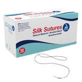 Braided Black Silk Sutures-Non Absorbable Black